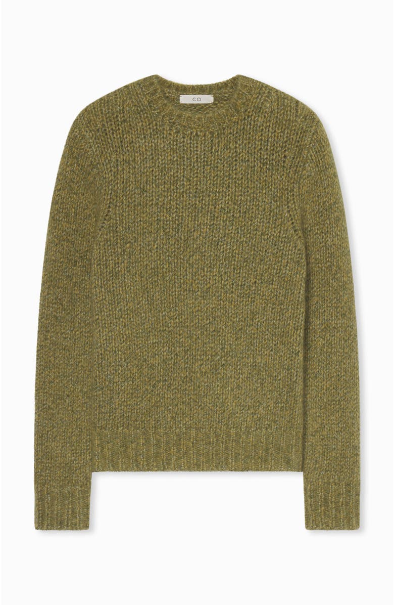 CO Fitted Crew in Silk Cashmere, Alternate, color, 