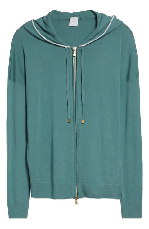 Avalon Travel Merino Wool Full Zip Hoodie