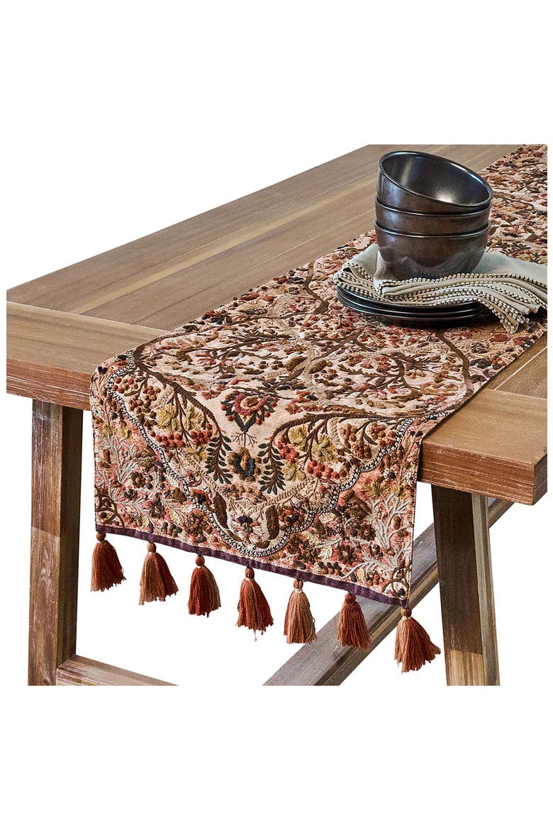 Willa Table Runner, Alternate, color, AMBER