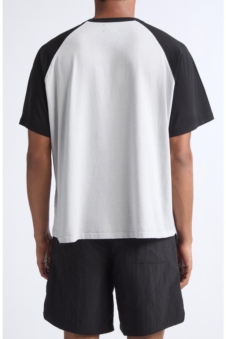 4 x 4 Spirit Raglan Sleeve Graphic T-Shirt, Alternate, color, WHITE/ BLACK/ YELLOW