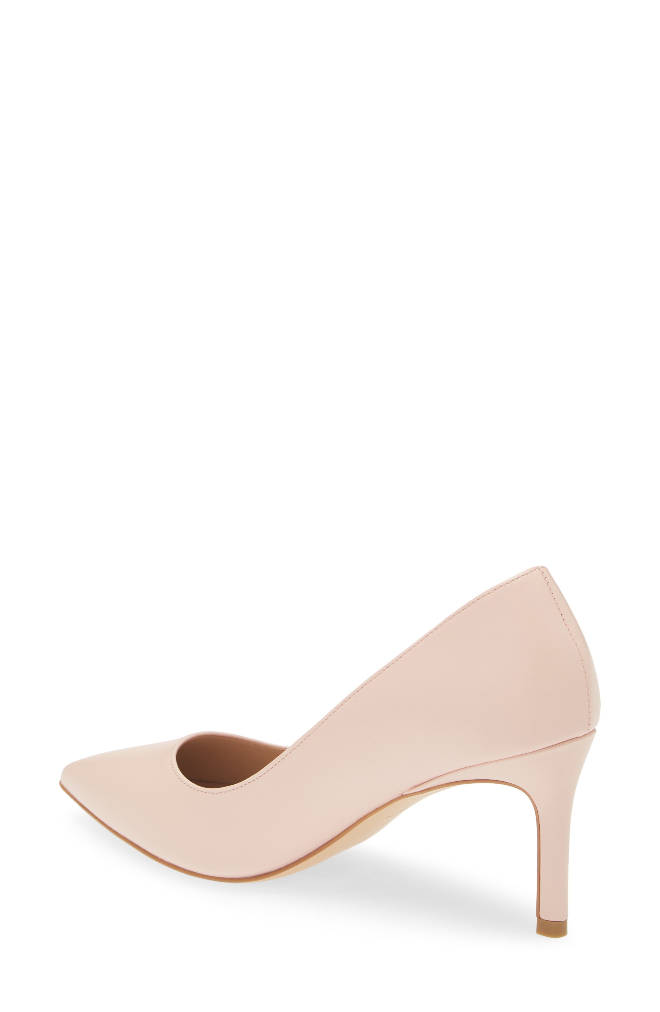 Stuart Weitzman Leigh 75 Pointed Toe Pump, Alternate, color, Rosewater