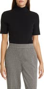 Anne Klein Ribbed Turtleneck Sweater