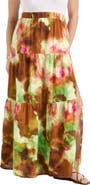 June + Vie High Slit Maxi Skirt