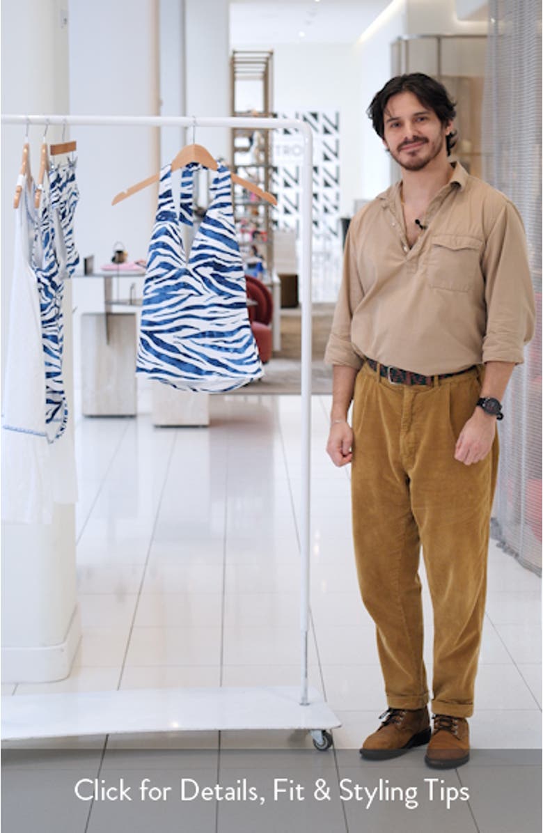 Palm Modern Zanzebra Tankini Top, sales video thumbnail