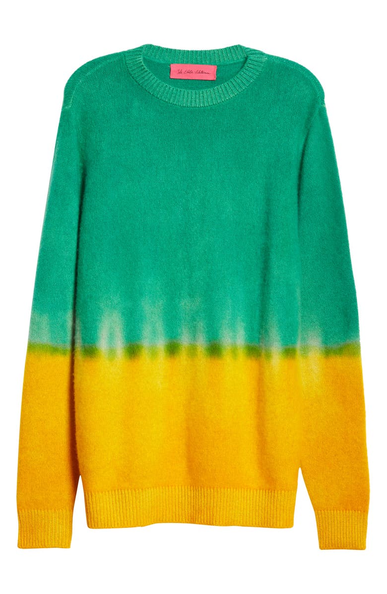 The Elder Statesman Dip Tie Dye Cashmere Sweater, Alternate, color,