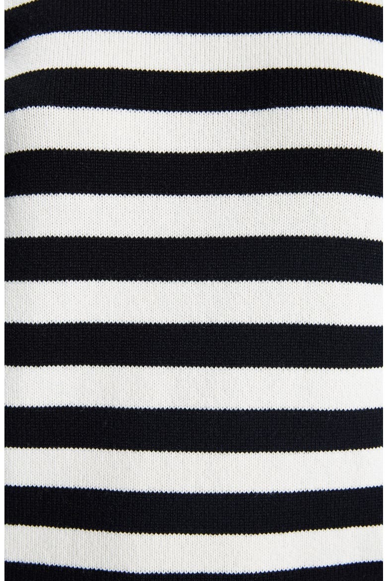 Stripe Cashmere Sweater, Alternate, color, MARINE/ NATURAL