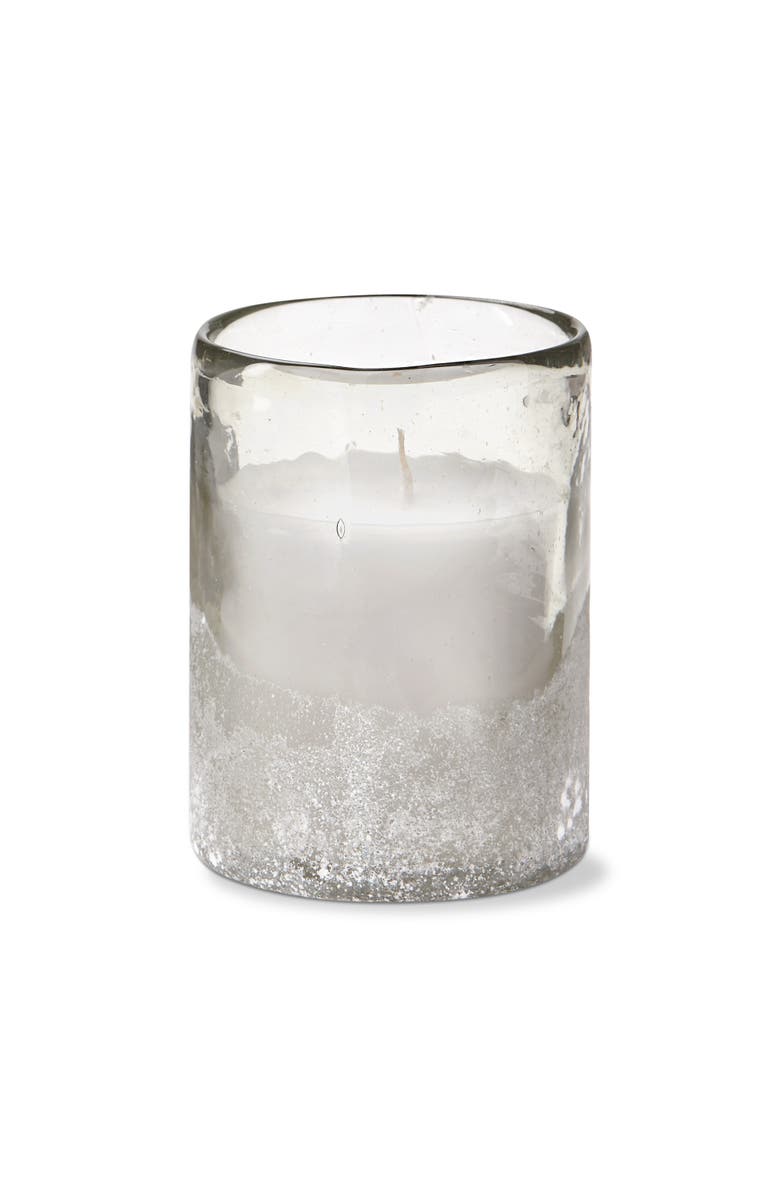tag White Citronella Sunkissed Coconut Outdoor Candle in Glass, Main, color, Clear