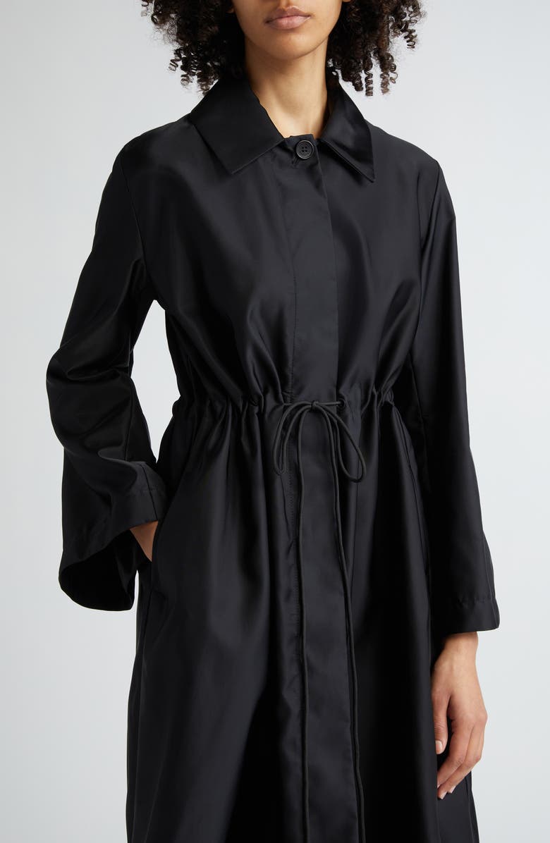 Cecilie Bahnsen Vania Bow Sleeve Nylon Coat, Alternate, color, 
