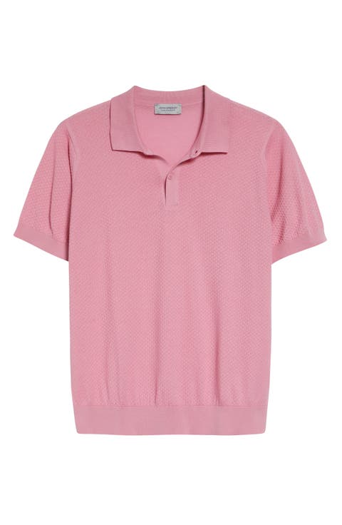 Calun Textured Sea Island Cotton Polo
