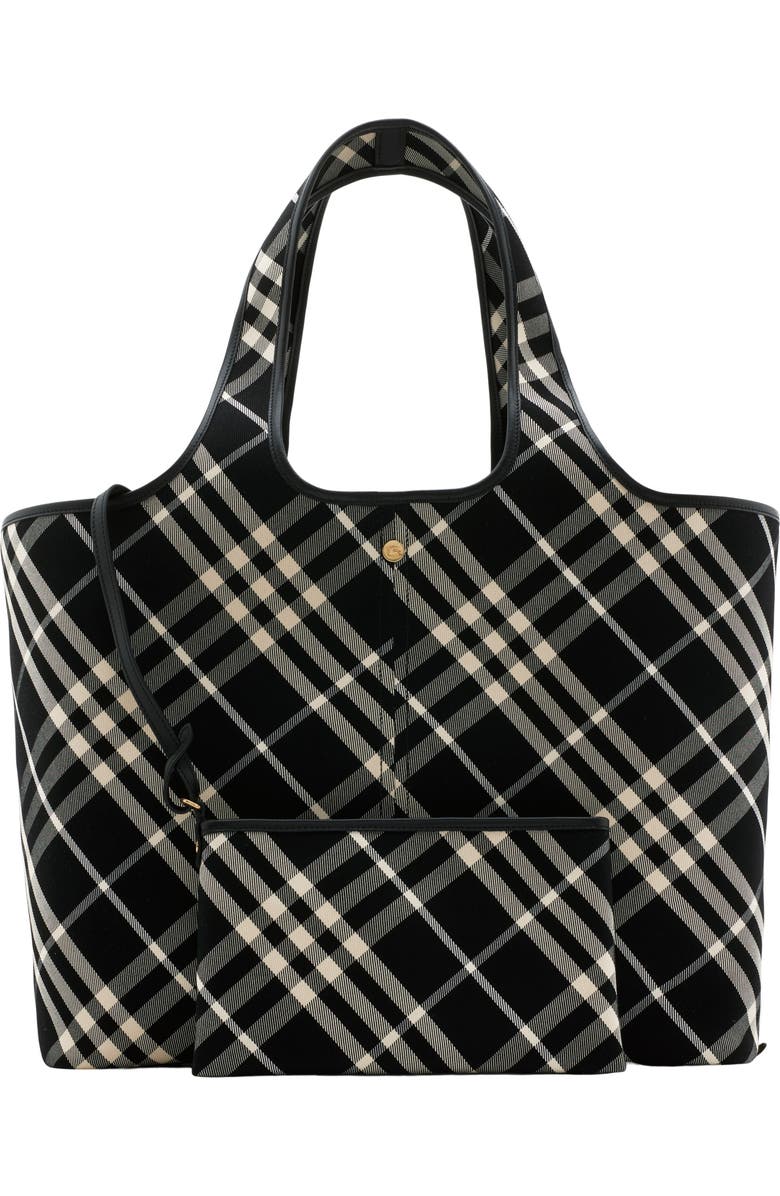 Burberry Medium Check Tote, Alternate, color,