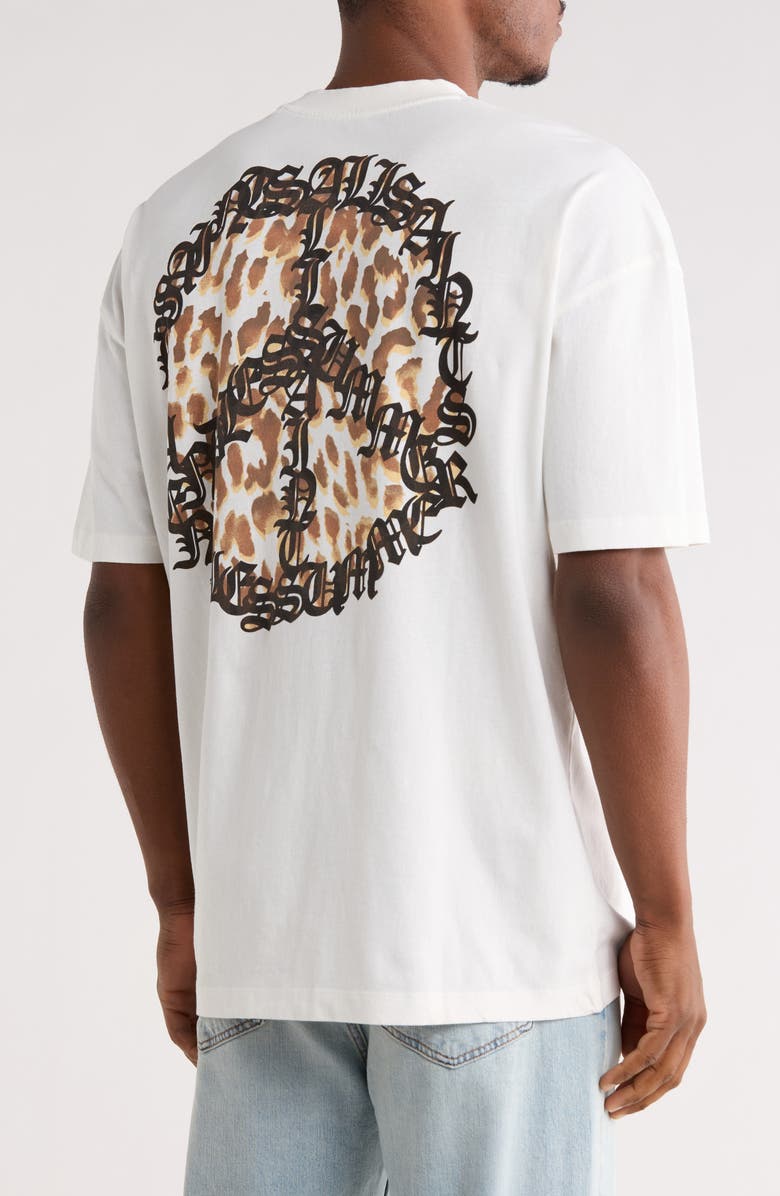 AllSaints Incessant Organic Cotton Graphic T-Shirt, Alternate, color, Chalk White