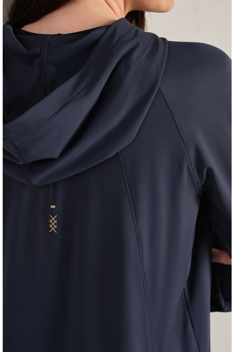 Serene Studio Hoodie, Alternate, color, NAVY BLUE