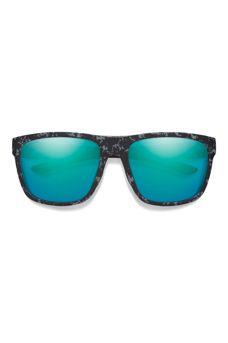 Barra 59mm ChromaPop™ Mirrored Sunglasses, Main, color, MATTE ASH MARBLE / OPAL