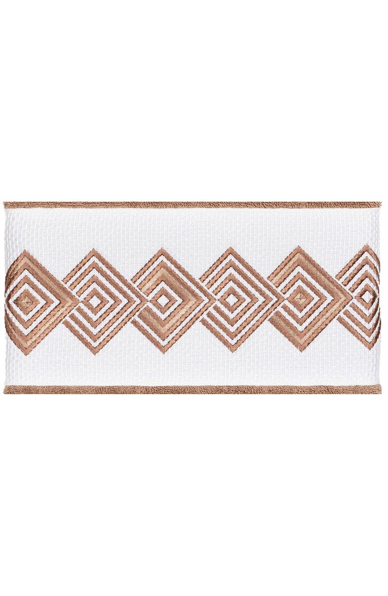 Linum Home Textiles Noah 3-Piece Embellished Towel Set - Latte, Alternate, color, Latte