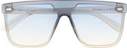 Vince Camuto 143mm Gradient Flat Top Shield Sunglasses