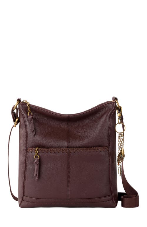 The Sak Lucia Crossbody Leather Bag in Mahogany Stitch at Nordstrom