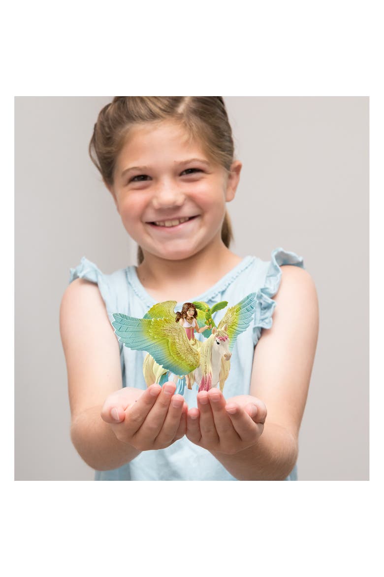Bayala Fairy Surah With Glitter Pegasus 3 Piece Figurine Playset, Alternate, color, Multicolored