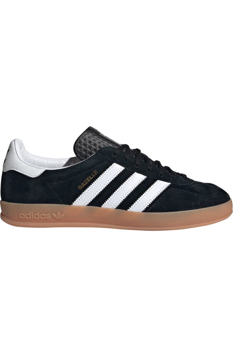 adidas Gazelle Indoor Sneaker, Alternate, color, Cblack/Ftw