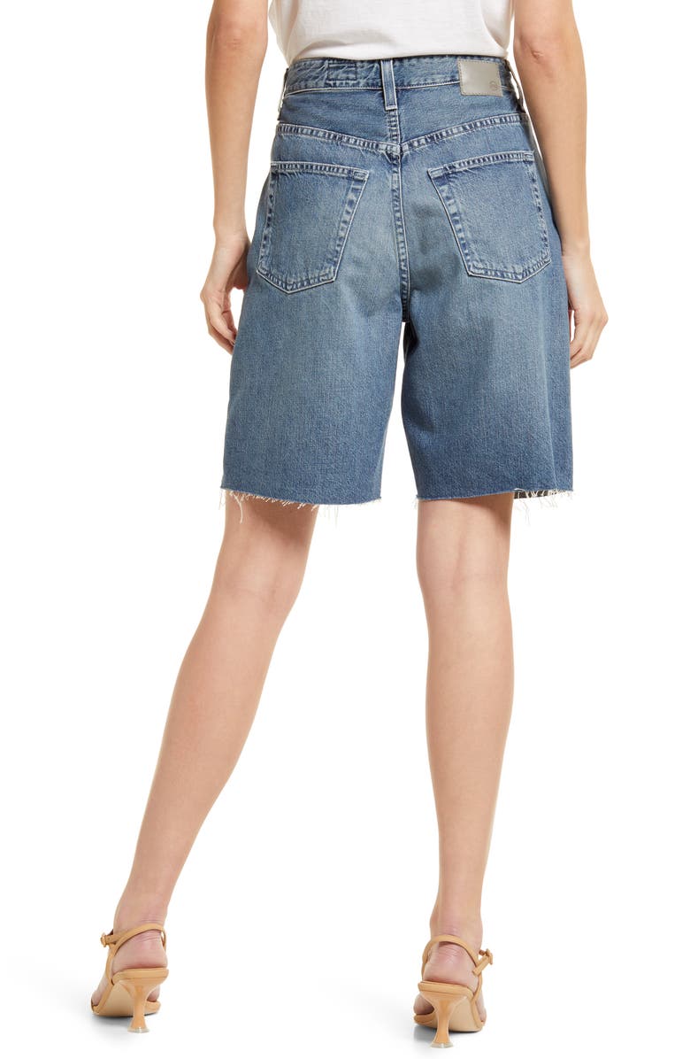 AG Women's Kerah Raw Hem Denim Shorts, Alternate, color,
