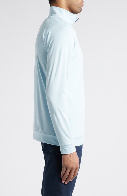 Swannies Colt Quarter Zip Golf Pullover In Sky
