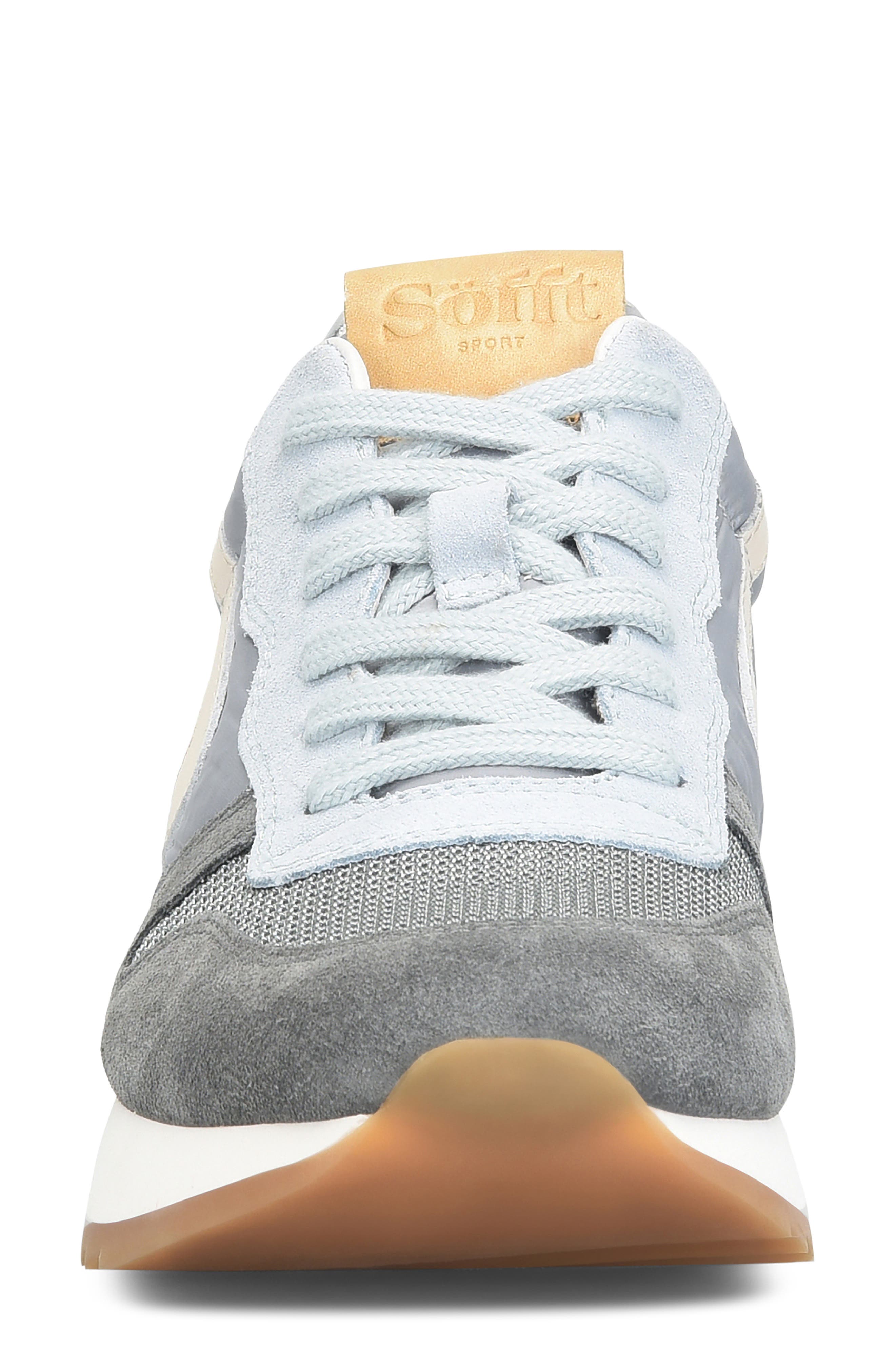 Söfft Janey Sneaker, Alternate, color, Cloud Blue/ Yellow Multi
