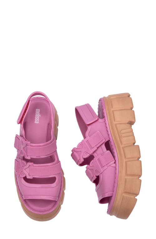 Melissa Rebel Platform Sandal In Pink