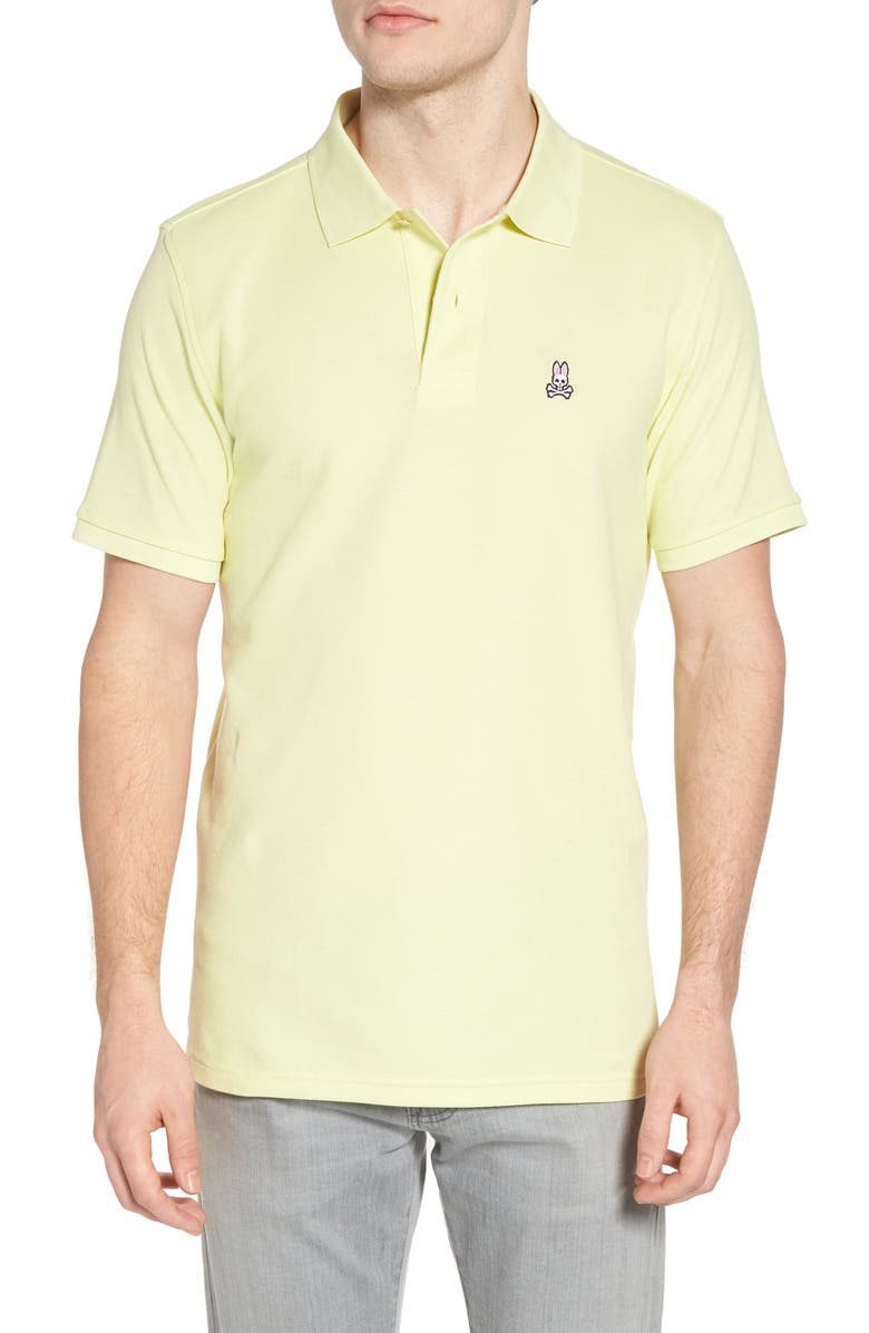 Psycho Bunny Classic Piqué Polo, Main, color,