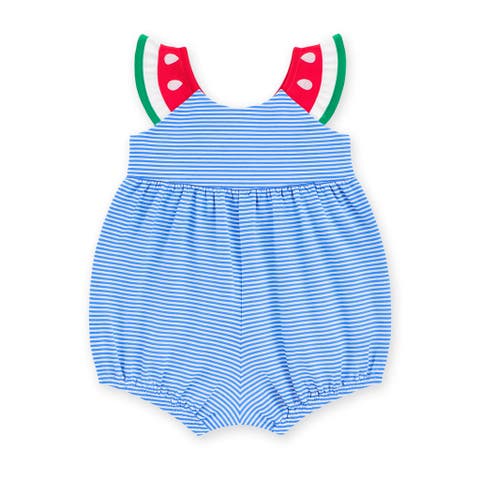 Seersucker Swimsuit With Watermelon (Baby)