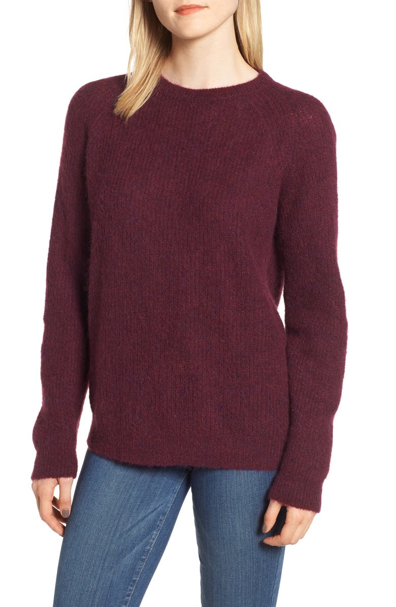 Barbour Olivia Crewneck Sweater, Main, color, 