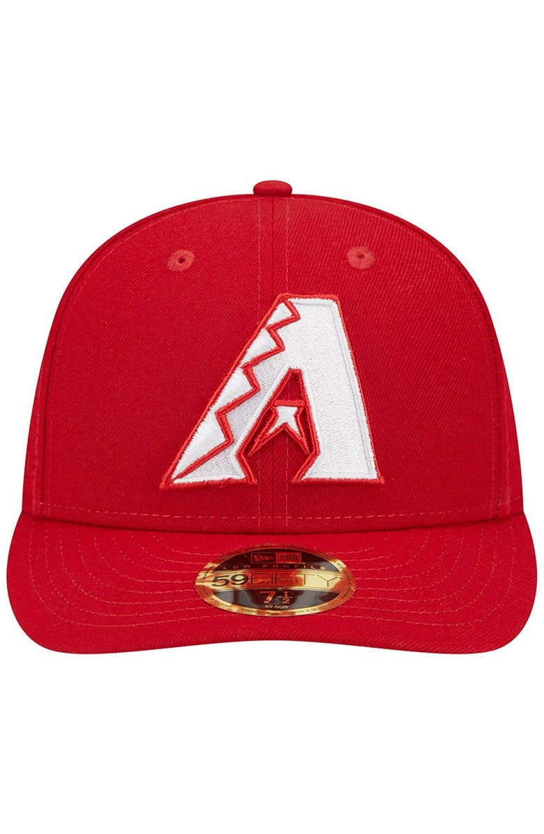 New Era Men's New Era Scarlet Arizona Diamondbacks Low Profile 59FIFTY Fitted Hat, Alternate, color, 
