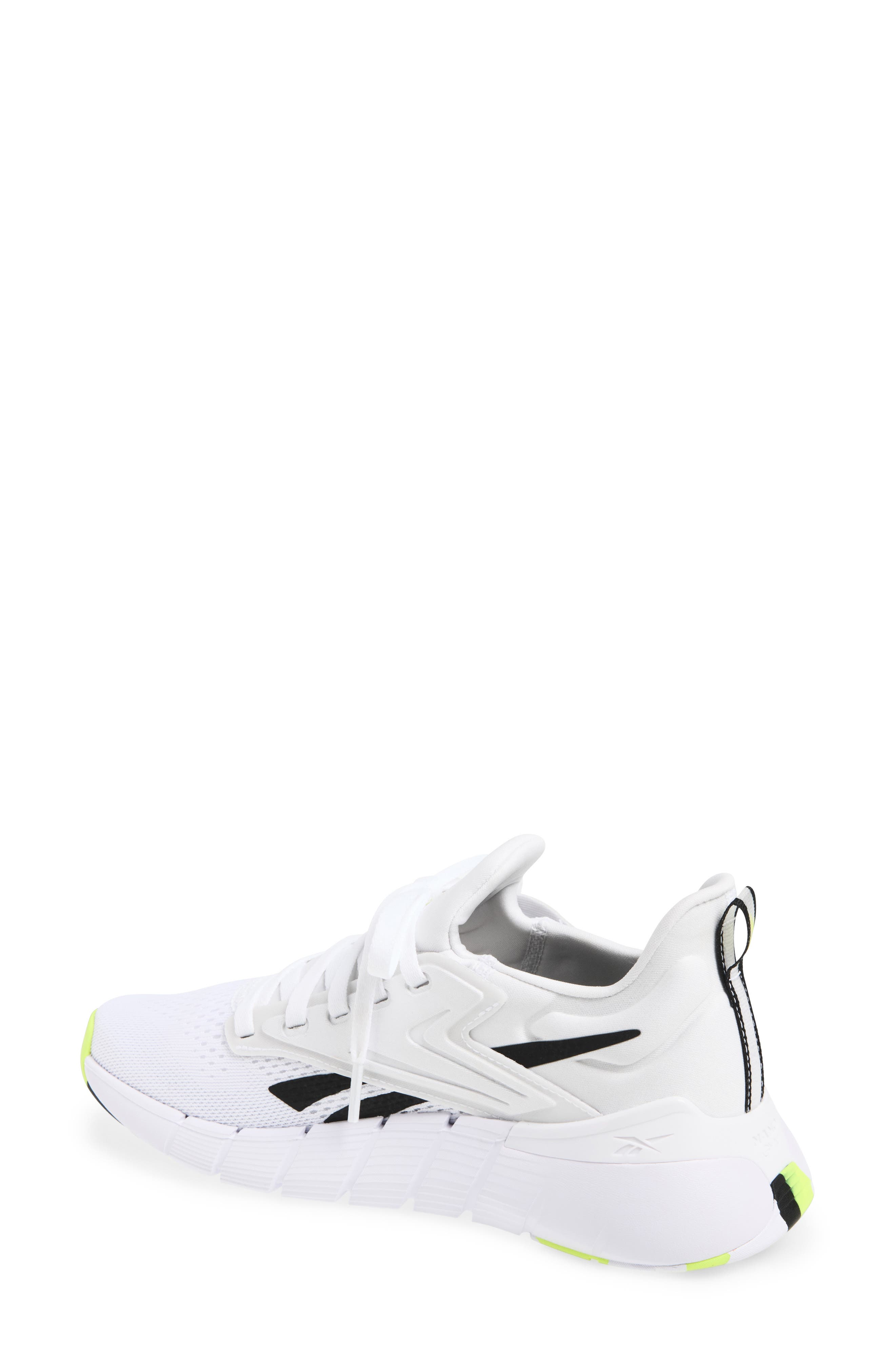 Nano Gym Training Sneaker, Alternate, color, WHITE BLACK LIME