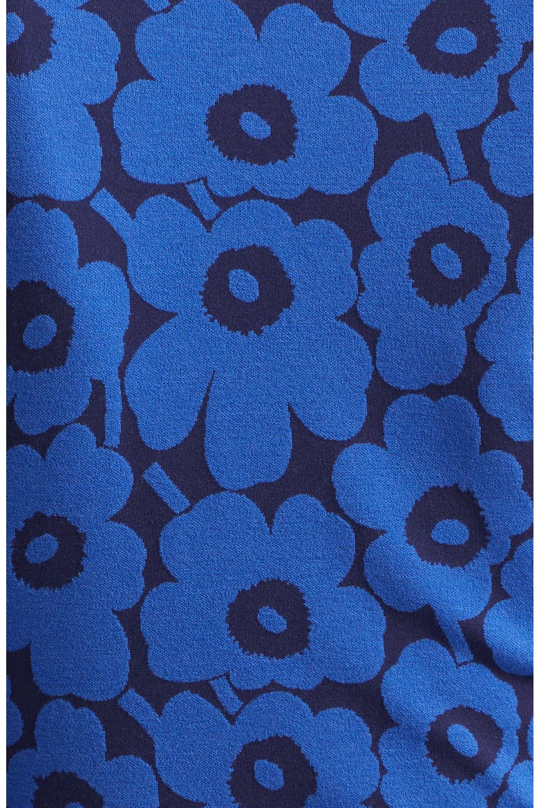 Unikko Turtleneck Top, Alternate, color, BLUE DARK BLUE