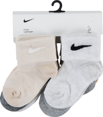Assorted 6-Pack Lightweight Ankle Socks
