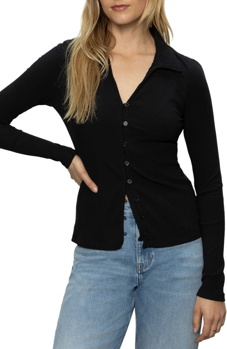 Sanctuary Daydreamer Rib Shirt, Alternate, color, 