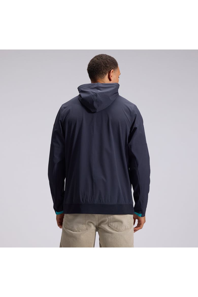 Men's Nike  Navy Miami Dolphins Rivalries Collection Sideline Anorak Half-Zip Jacket, Alternate, color, Navy
