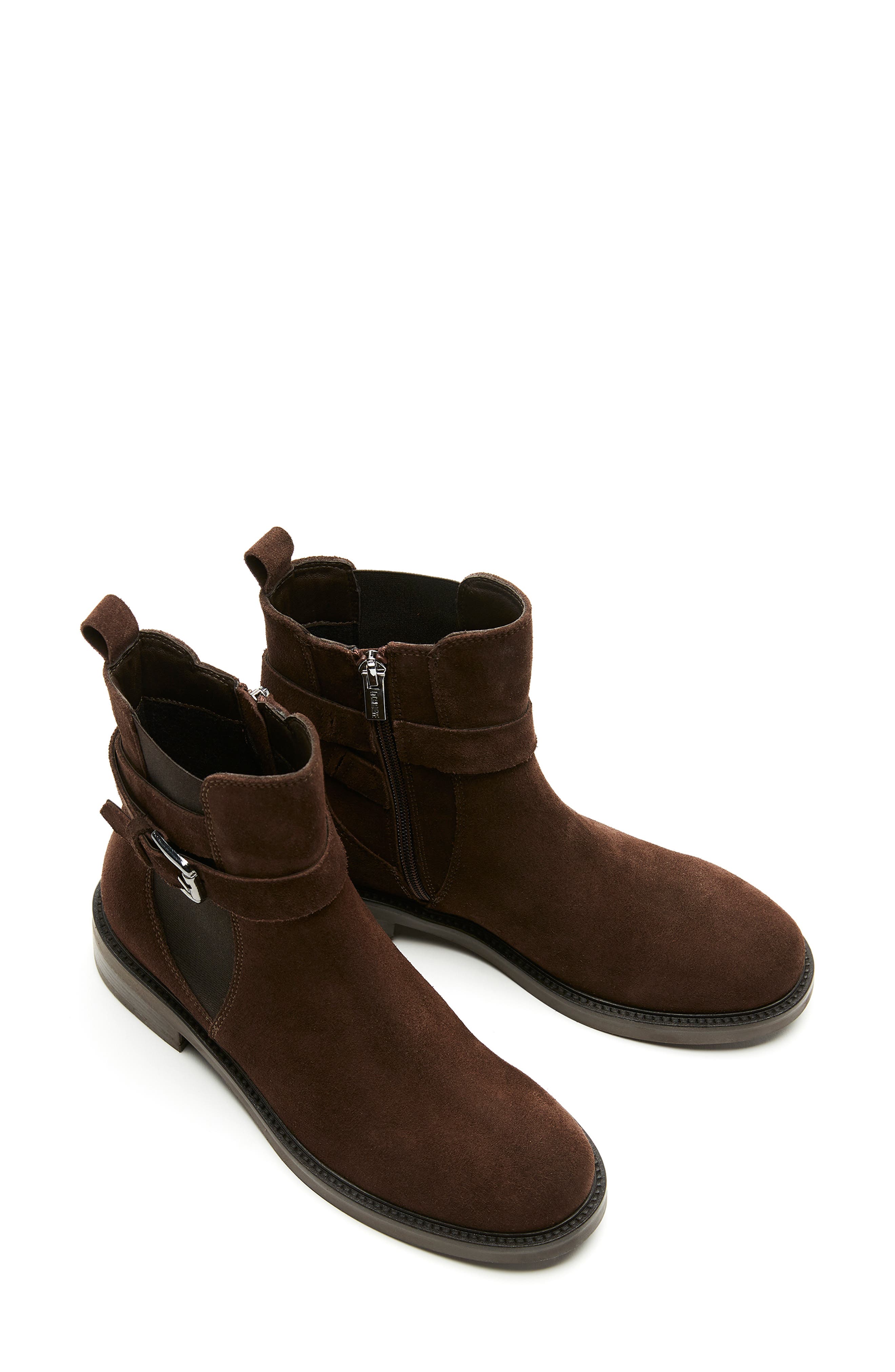 La Canadienne Auren City Dry<sup
™</sup
 Waterproof Bootie, Alternate, color, Brown Suede