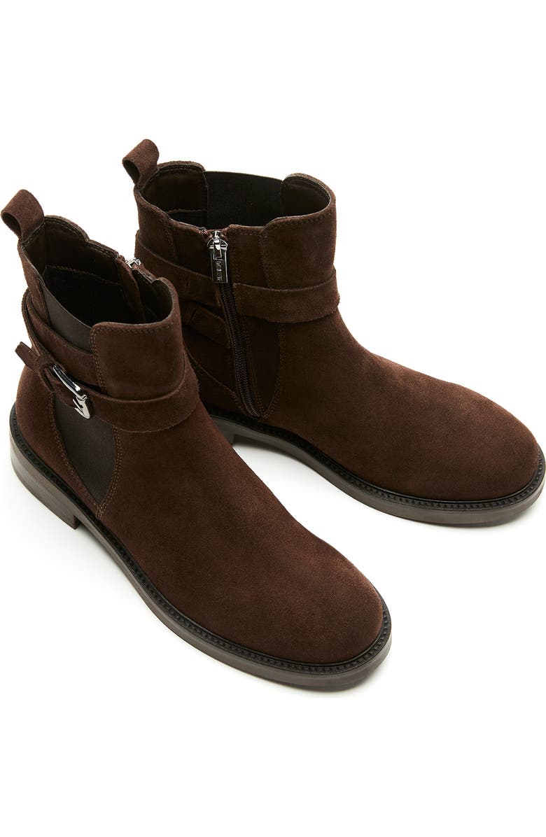 La Canadienne Auren City Dry<sup
™</sup
Waterproof Bootie, Alternate, color, Brown Suede