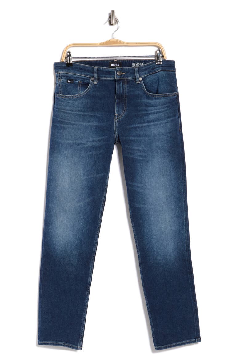 Maine Slim Fit Jeans, Main, color, NAVY