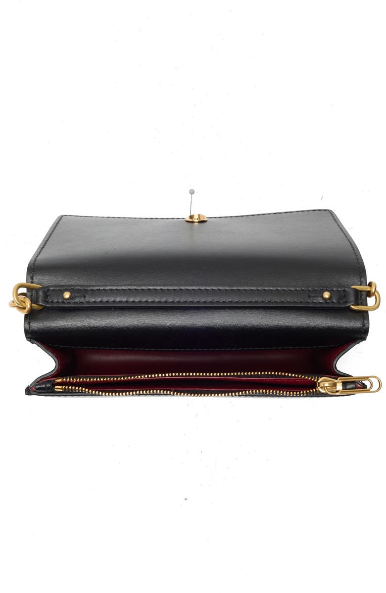 Off-White Jitney 0.5 Quote Leather Shoulder Bag, Alternate, color,