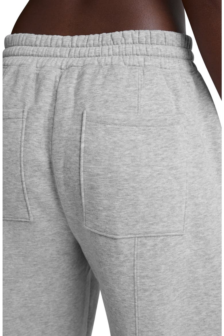LuxeFleece Barrel Leg Sweatpants, Alternate, color, LIGHT HEATHER GRAY