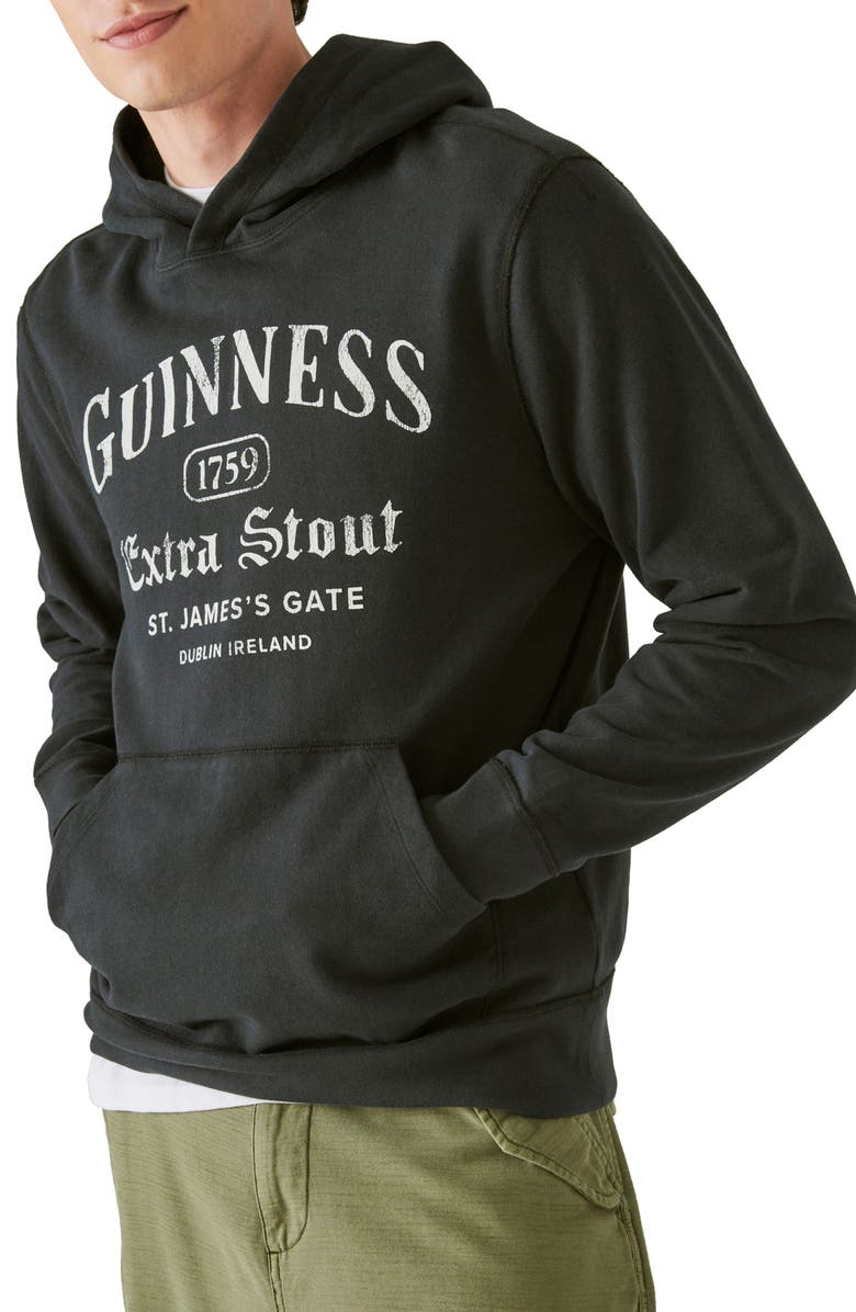 Lucky Brand Guinness Graphic Hoodie, Alternate, color, 