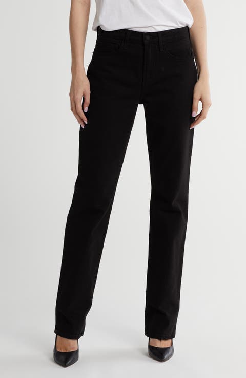 Hight Waist Straight Leg Jeans