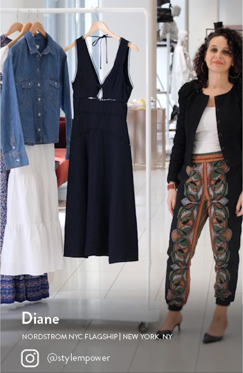 Leena Crochet Inset Dress, sales video thumbnail