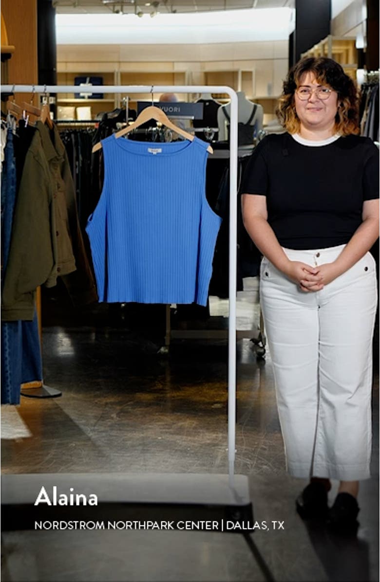 Boat Neck Rib Tank, sales video thumbnail