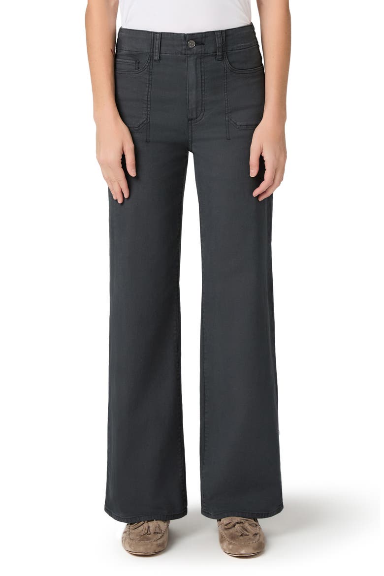 AnessA High Waist Wide Leg Jeans, Main, color, VINTAGE DARK GRAPHITE
