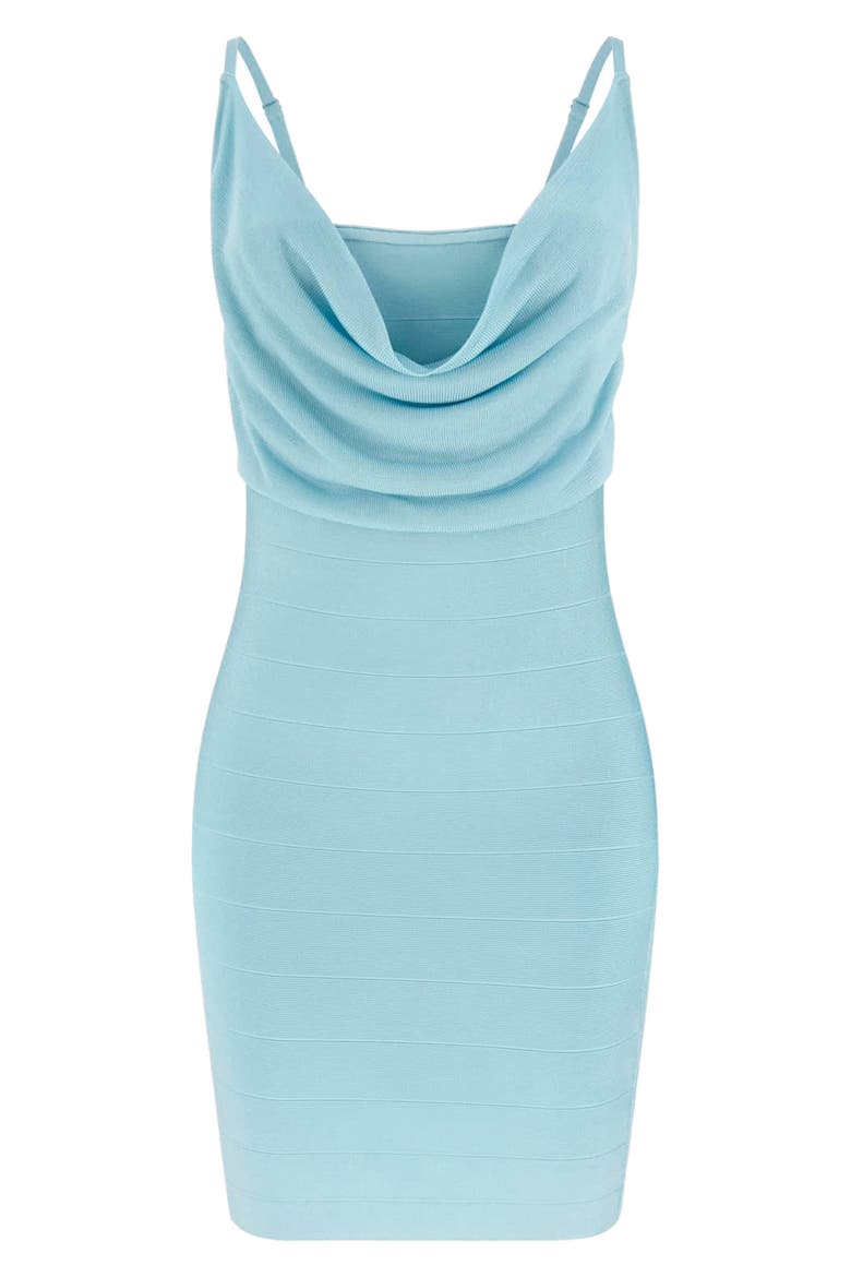Arisa Sleeveless Bandage Minidress, Alternate, color, NAVY