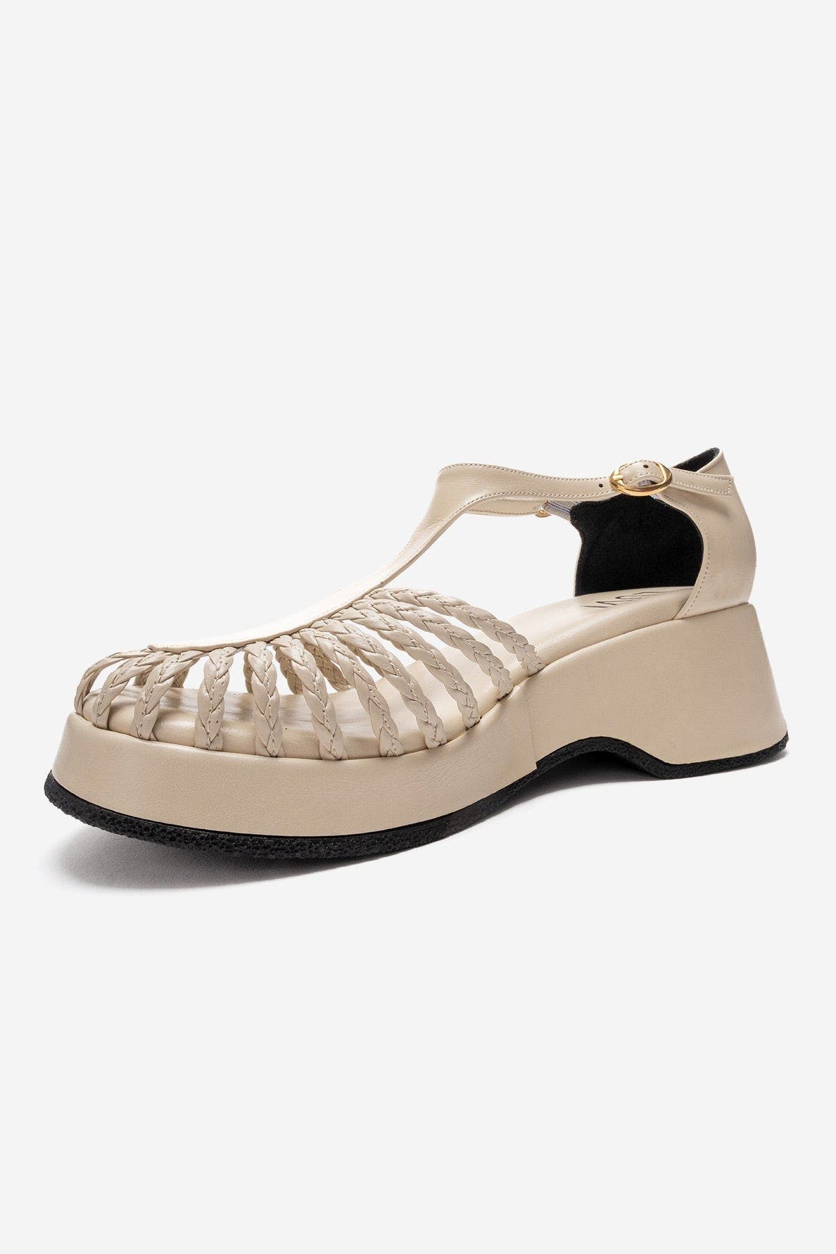 Barry Woven Wedge Sandal, Alternate, color, Beige