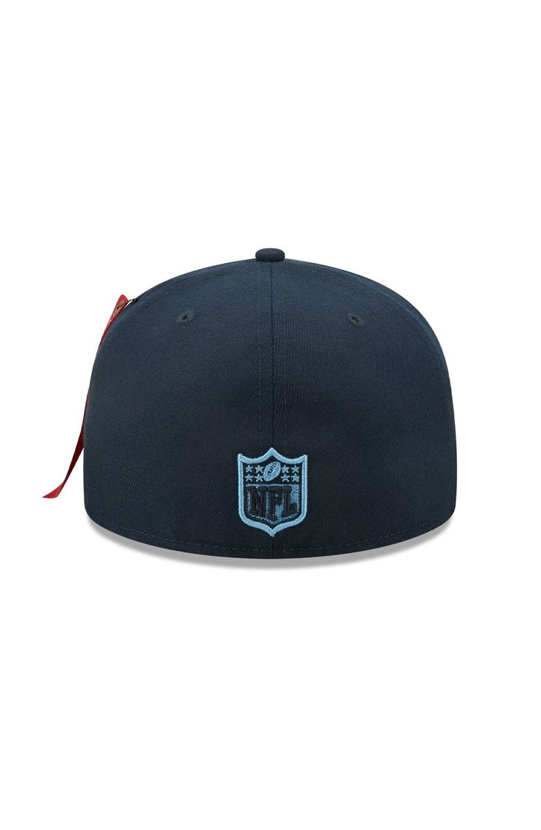 New Era x Alpha Industries Men's New Era x Alpha Industries Navy Tennessee Titans Alpha 59FIFTY Fitted Hat, Alternate, color, 