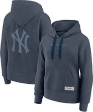 FANATICS Women's Fanatics Blue New York Yankees Elements Future Ground Subtle Tonal Pullover Hoodie
