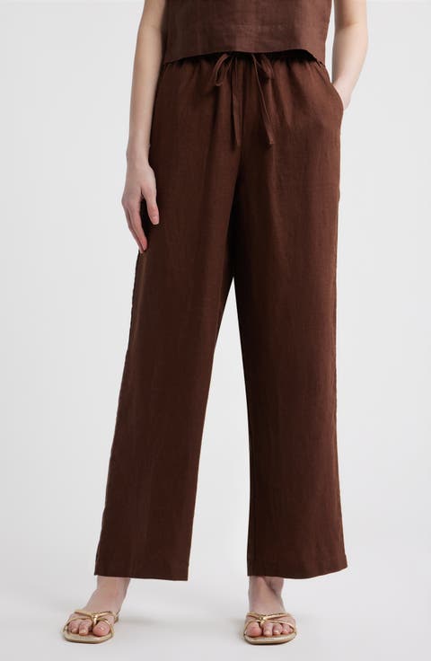 Emmie Linen Drawstring Pants